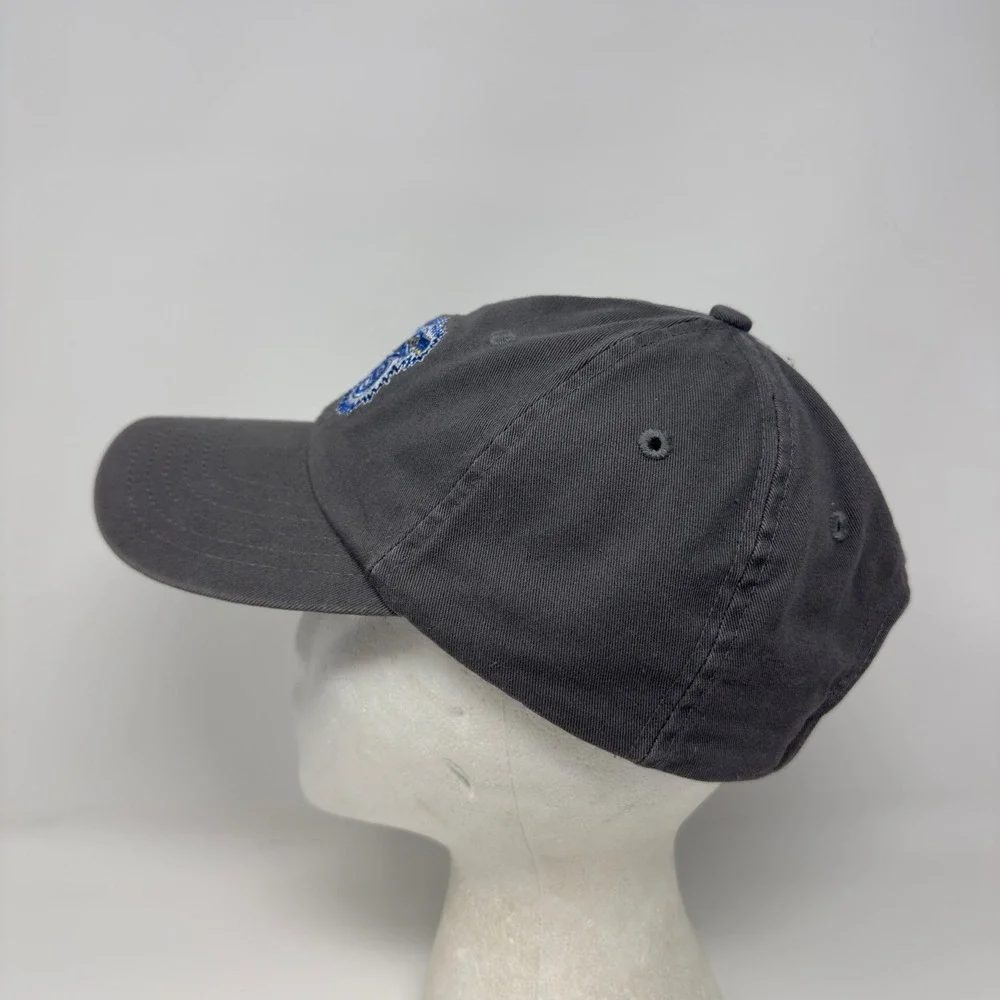 Gray Cotton Baseball Cap Embroidered Electric Guitar‎ Graphic Dad Hat Adjustable